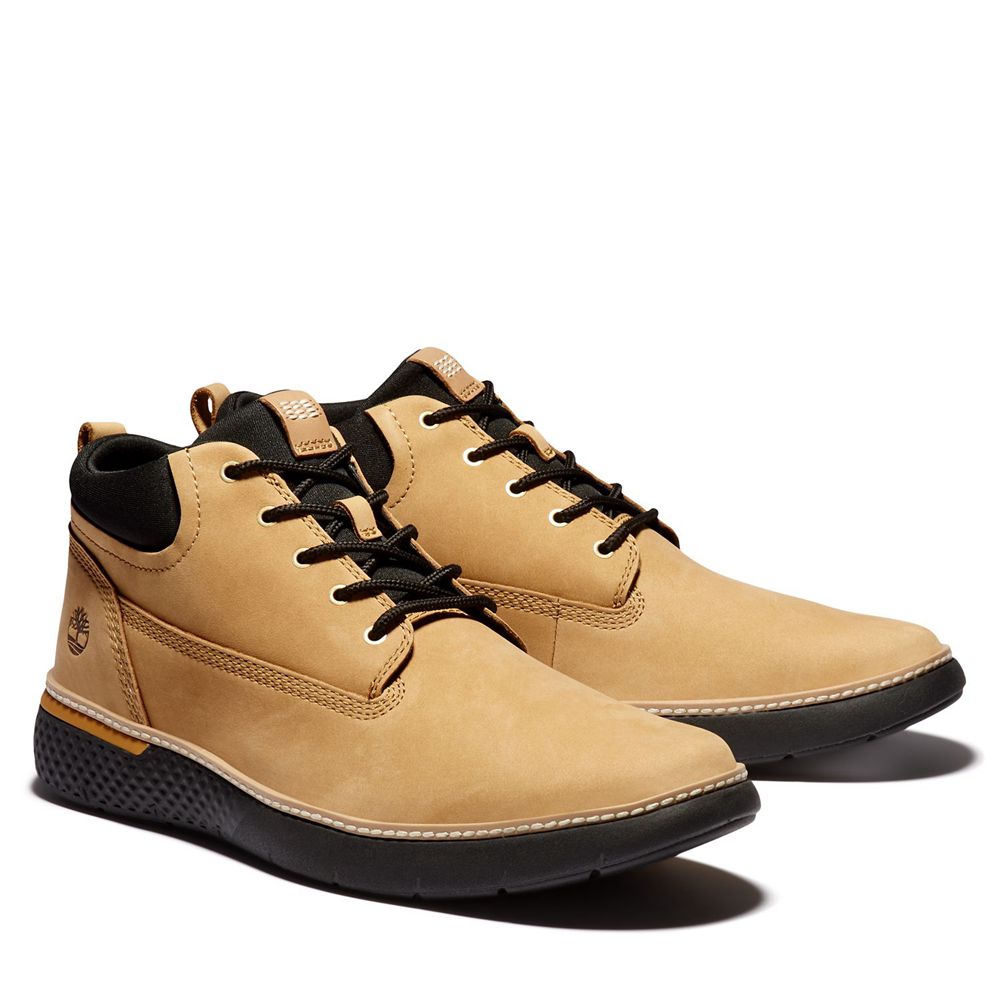 Bocanci Chukka Timberland Barbati Maro/Negrii - Cross Mark Better Piele - Romania - PGCXMV031